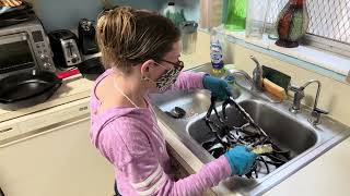 ASMR Cleaning Vlog🧽🧼🦠Cleaning The Kitchen✨Requested✨ [upl. by Lombardi]