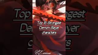 Top 15 powerful character in demon slayer [upl. by Leda]