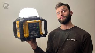 BEST LIGHT EVER  Dewalt XR Light DCL074XJ [upl. by Rumpf85]