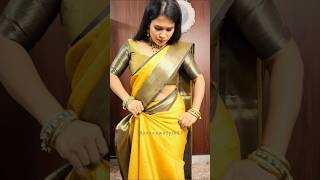 Banarasi tanchoi silk saree sareedraping sareedrapingguide [upl. by Ear]