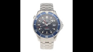 Omega Seamaster GMT Pre Owned Watch Ref 25358000 [upl. by Atiuqihs936]