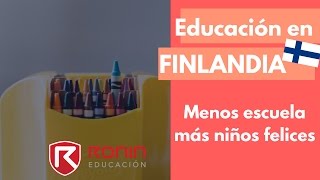 Educación en Finlandia [upl. by Hsilgne]