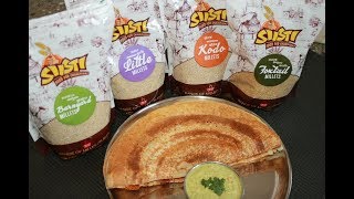 Multi Millet Dosa Recipe  Gluten free Millet Dosa Recipe  Siri Dhanya Dosa [upl. by Tai]