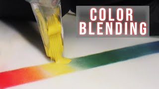 How To Tattoo COLOR BLENDING  StepbyStep Guide [upl. by Eiliab]