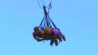 Worlds Tallest SkyCoaster 300 FT HD Kissimmee  Orlando [upl. by Nylaf166]