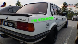 BMW E30 Stance  Meet and Greet Stance Collaboration 2016 [upl. by Lyrac]