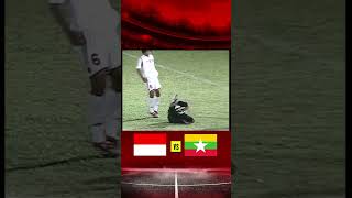 6 KALI OFFSIDE MYANMAR BERHASIL SONTEK BOLA KE GAWANG INDONESIA [upl. by Suhcnip769]