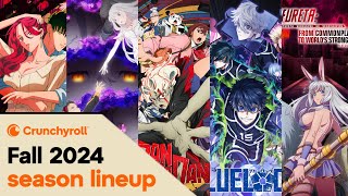 New Anime Coming to Crunchyroll in the Fall 2024 Anime Season [upl. by Georgy960]