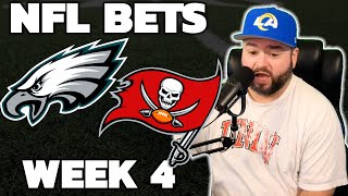 Eagles vs Buccaneers Week 4 Bets  NFL Picks With Kyle Kirms [upl. by Adnawyt]