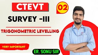 Diploma in civil engineeringSurveying35th Semestertrigonometric levelling [upl. by Wyatan]