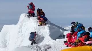 EVEREST 2024 Shocking Video After Summit Accident [upl. by Durnan469]