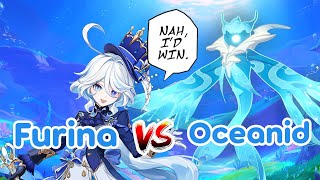 Furina Solo TAKES DOWN Oceanid Genshin Impact [upl. by Ennayhc]