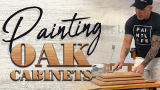 Sanding Cabinets for Painting Cabinet Painting Series Part One Prepping Process [upl. by Pare]