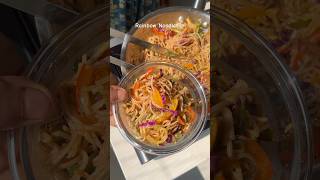 🛺 Ep 5 of Meals On The Go  Rainbow Noodles 15 mins lunch dinner recipe😍🌈🍜 jainfood [upl. by Eilahtan]