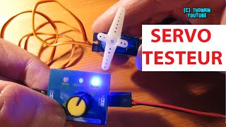 TESTEUR SERVO  REVIEW MODELISME MODE DEMPLOI SERVOMOTEUR [upl. by Atival468]