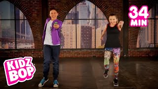 34 Minutes of KIDZ BOP Dance Along Videos [upl. by Nylikcaj]