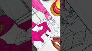 ASMR Sketchbook Coloring for Relaxation  Chill and Fill Daily [upl. by Rednaeel]