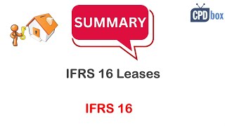 IFRS 16 Leases summary  applies in 2024 [upl. by Rondon]