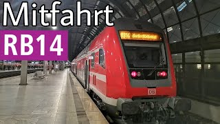 Berlin  Mitfahrt  DBpzfa 7633  Linie RB14  BerlinSpandau  Berlin Hauptbahnhof [upl. by Stevy]