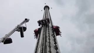 Intamin Tilt Freefall Giant Drop Gröna Lund 2016 Offride [upl. by Belmonte862]