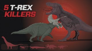 5 Dinosaurs that could KILL a TRex [upl. by Notlil]