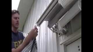 How To Replace and Install Retractable Patio Awning Fabric [upl. by Kcoj265]