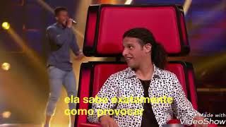 Robin Schulz  Sugar Feat Francesco Yates The Voice Holland TRADUÇÃO PT Brasil [upl. by Ahsineg]