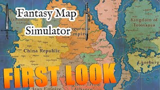 Fantasy Map Simulator  Gameplay [upl. by Donni]