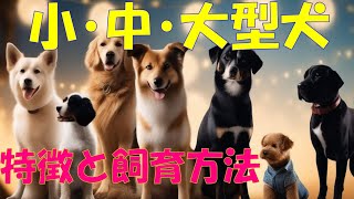 【犬】のサイズ別：適切な飼育方法と特徴について解説 [upl. by Nekciv]