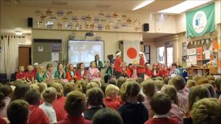 Madley Primary School Japan Festival  quotMomotaroquot Play in Japanese amp English [upl. by Lav]