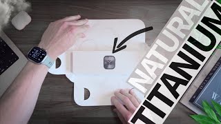 Unboxing the Apple Watch Series 10 Natural Titanium 42mm Natural beauty [upl. by Akoyin]