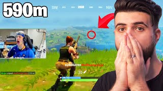 Reacting to the Greatest Snipes in Fortnite History [upl. by Eydnarb29]