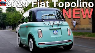 NEW 2024 Fiat Topolino electric  Overview REVIEW Driving interior amp exterior [upl. by Raddy]