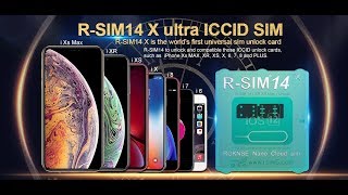 RSIM14 X Unlocking Card for iPhone XRXSMAX X88Plus77Plus6s6sPlus66Plus5 SE5s [upl. by Donia517]