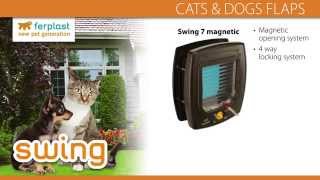 Ferplast SWING  Cat and dog flaps [upl. by Yzzo]