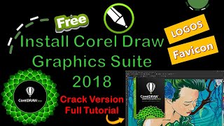 How to install Corel Draw 2018 full tutorial  full version for free [upl. by Nihhi821]