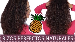 RIZOS PERFECTOS CON CÃSCARA DE PIÃ‘A Fabi Ortiz [upl. by Ferreby]