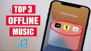 Top 3 FREE Music Apps For iPhone amp Android Offline Music  2024 [upl. by Serdna173]