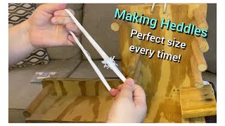 How to Make Heddles for an Inkle Loom [upl. by Ydde]