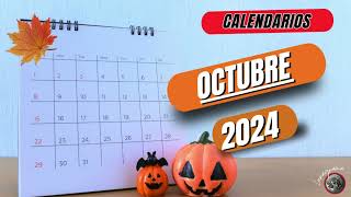 🔴CALENDARIO OCTUBRE 2024  Planificador Del MES De OCTUBRE 2024 [upl. by Nisen]