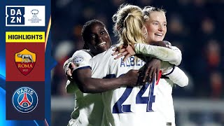 HIGHLIGHTS  AS Roma vs Paris SaintGermain  UEFA Womens Champions League 202324 Français [upl. by Tengdin]