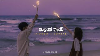 Kalayak Thiyewi  කාලයක් තියේවී  slowed  reverb  Nalinda Ranasinghe  x seven music ♪ [upl. by Zipporah]