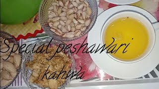 Special Peshawari KahwaBasic Recipe of peshawari kahwaSpecial Green tea recipe [upl. by Rhee213]