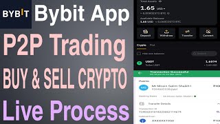 Bybit App P2P Trading Buy And Sell Crypto Live Process In Telugu [upl. by Suoivatco]