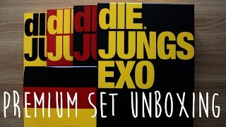 Unboxing EXO Die Jungs Photobook Limited Premium Set Edition [upl. by Ahsemik]