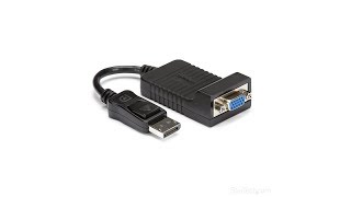 DisplayPort to VGA Video Adapter Converter  DP2VGA  StarTechcom [upl. by Ailssa]