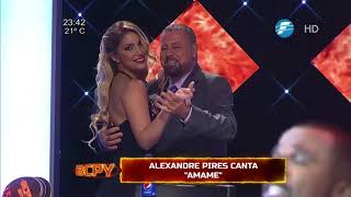 Alexandre Pires cantó amame en BCPY2017 [upl. by Ahsinak]