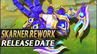 SKARNER REWORK RELEASE DATE CONFIRMED  League of Legends [upl. by Lamori]