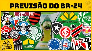 CRAVAMOS A CLASSIFICAÇÃO COMPLETA DO BRASILEIRÃO 2024 [upl. by Halvaard]