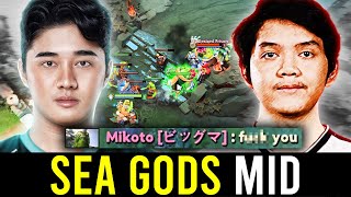 TWO BEST MID LANERS in SEA meet in pubs  ABED vs MIKOTO [upl. by Clemens]